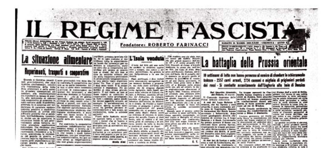 A 20 giorni dal crollo, ancora si magnificano le vittorie dell'Asse