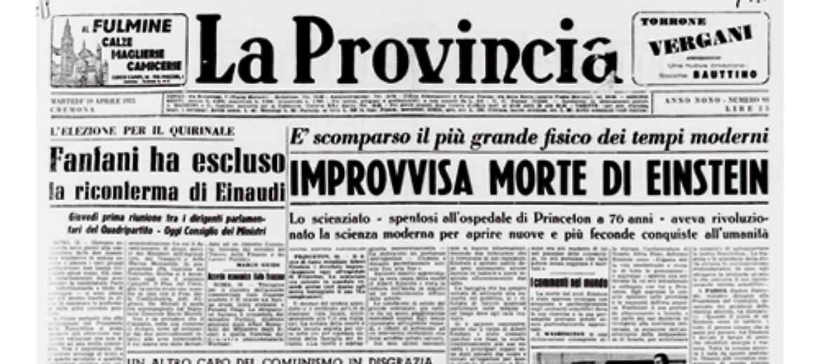 E' improvvisamente morto lo scopritore della relatività