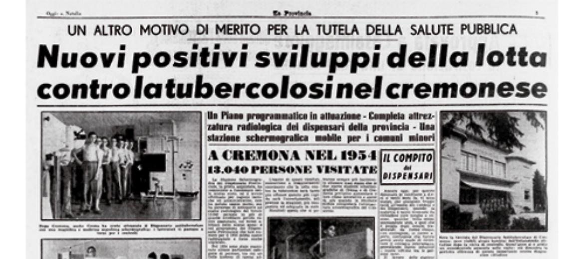 La lotta contro la tubercolosi nel cremonese
