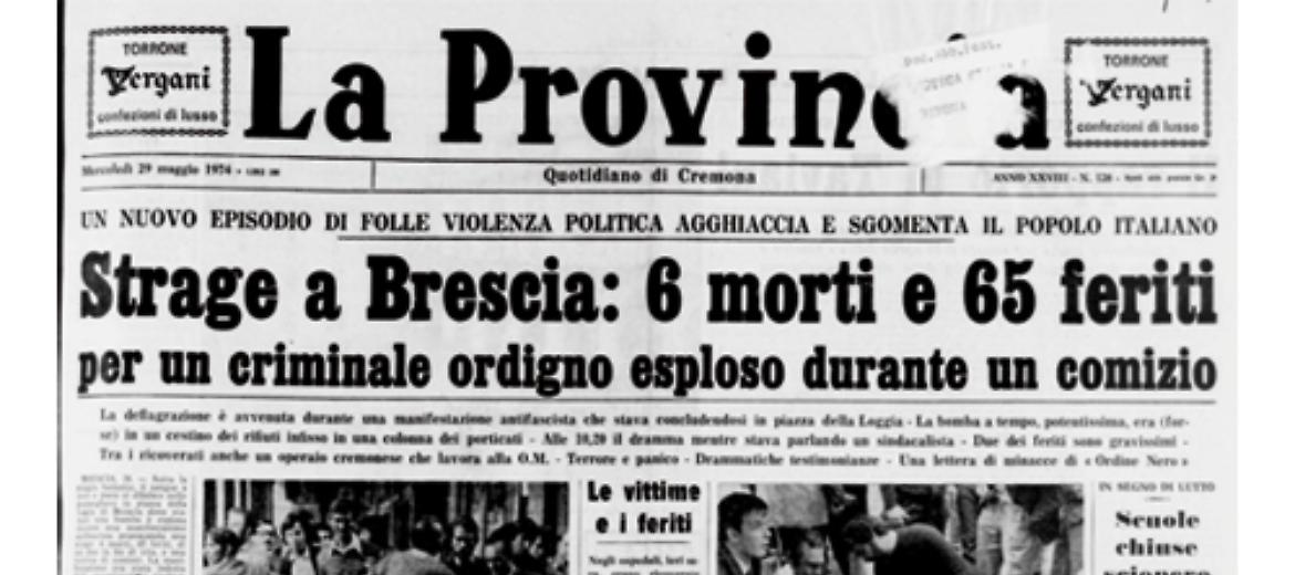 Strage a Brescia: 6 morti e 65 feriti