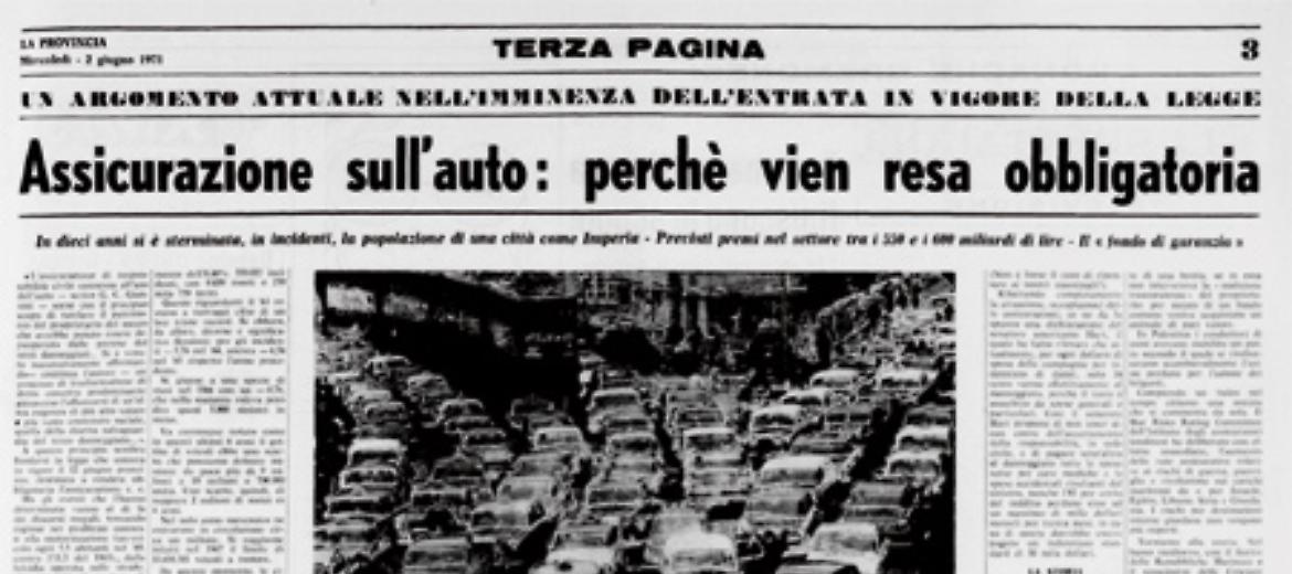 L'assicurazione sull'auto diventa obbligatoria