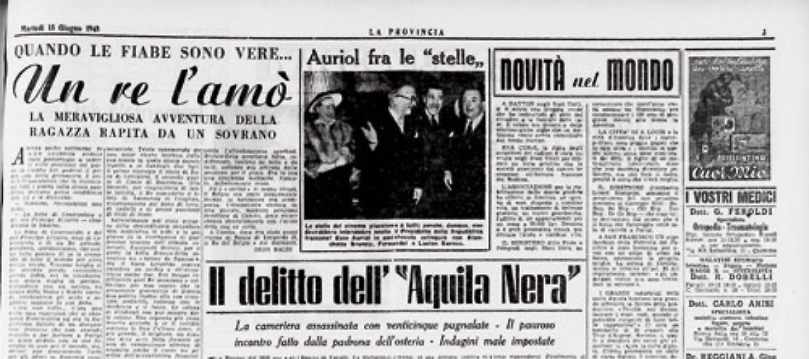 Cremona 1918: il delitto dell'osteria Aquila Nera 