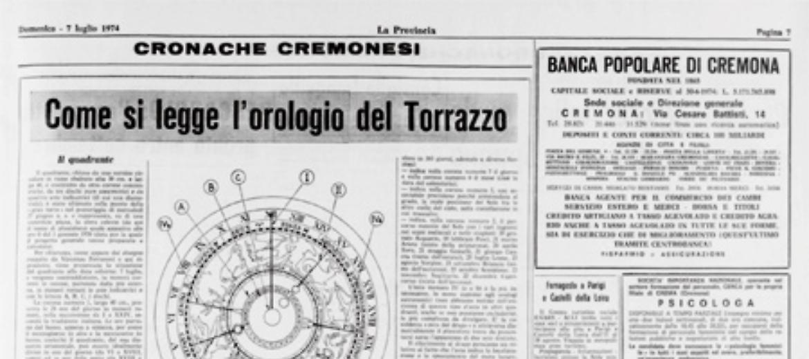 Come si legge l'orologio astronomico del Torrazzo