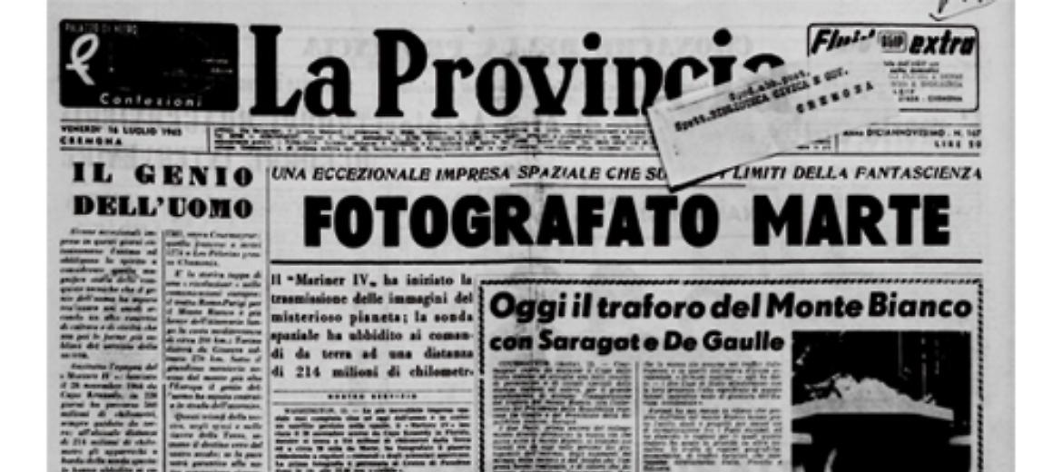 Fotografato per la prima volta il pianeta marte