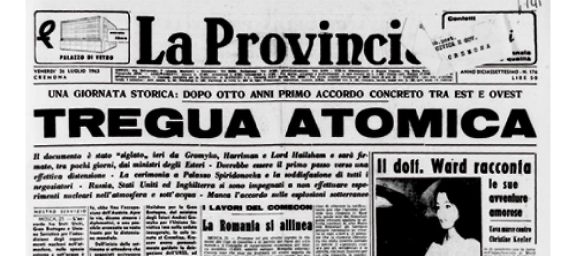 Giornata storica: accordo dopo 8 anni tra Est e Ovest per una tregua "atomica"