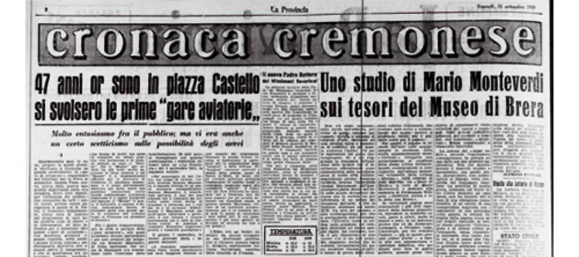 Nel 1912 in piazza Castello le prime "gare aviatorie"