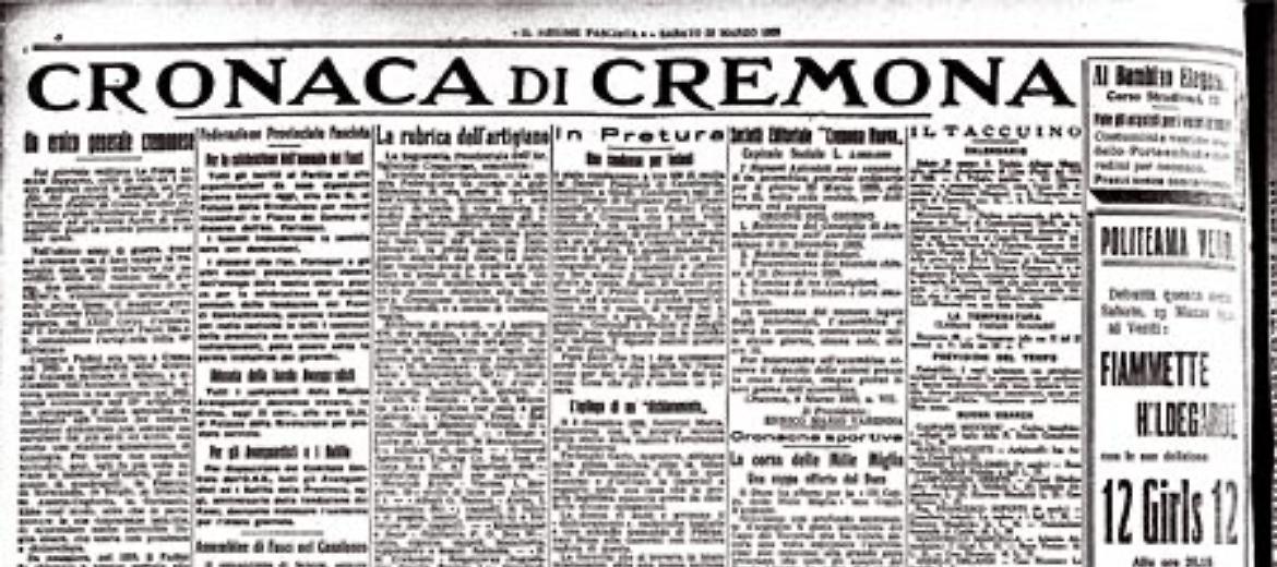 La celebrazione: ha 10 anni il movimento da cui sorse il Partito Fascista