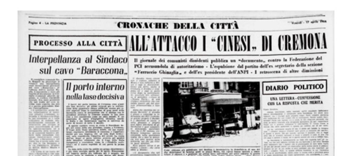 Il dissidio tutto comunista tra russi e cinesi passa da Cremona