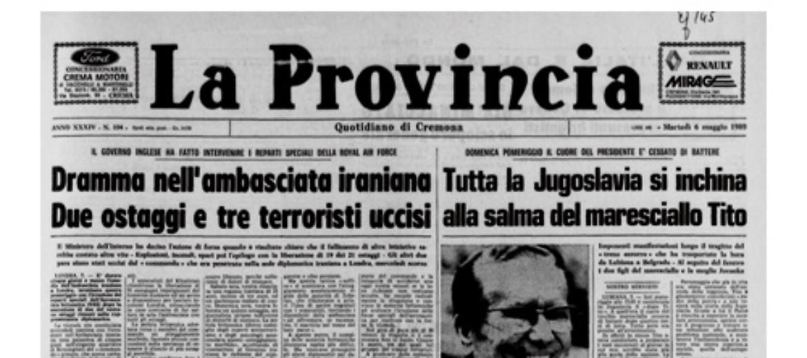 La Jugoslavia in lutto per la morte del maresciallo Tito
