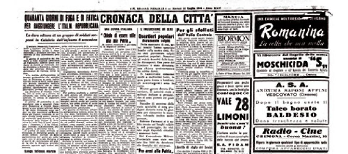 70 anni fa Cremona veniva bombardata dagli americani. 
