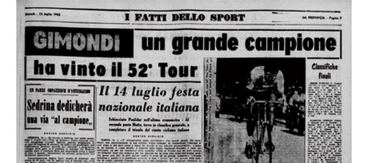 Felice Gimondi ha vinto il Tour de France
