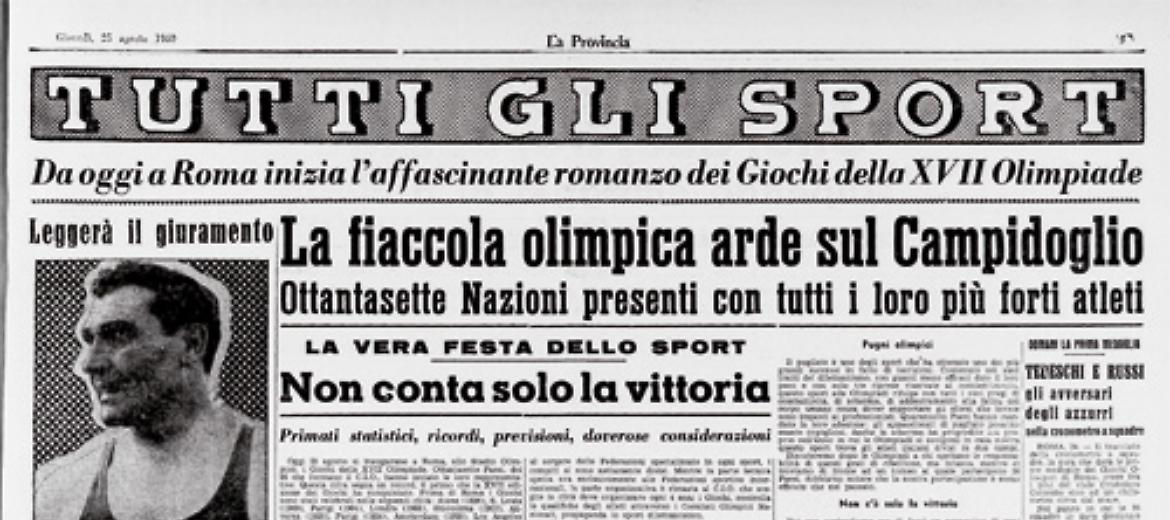 A Roma la XVII Olimpiade