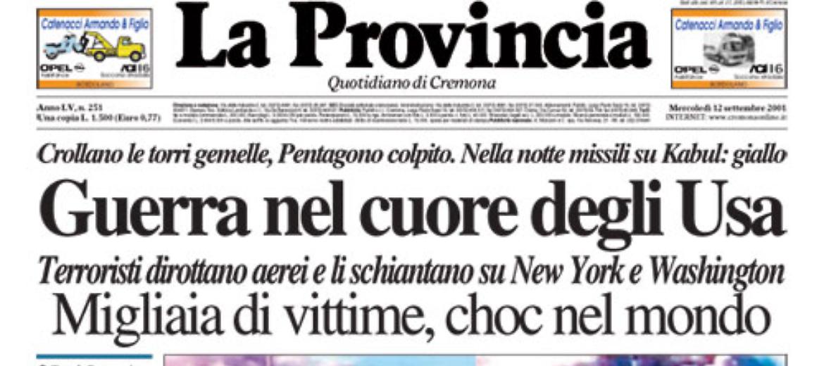  Attacco terroristico negli USA: crollano le torri gemelle, Pentagono colpito
