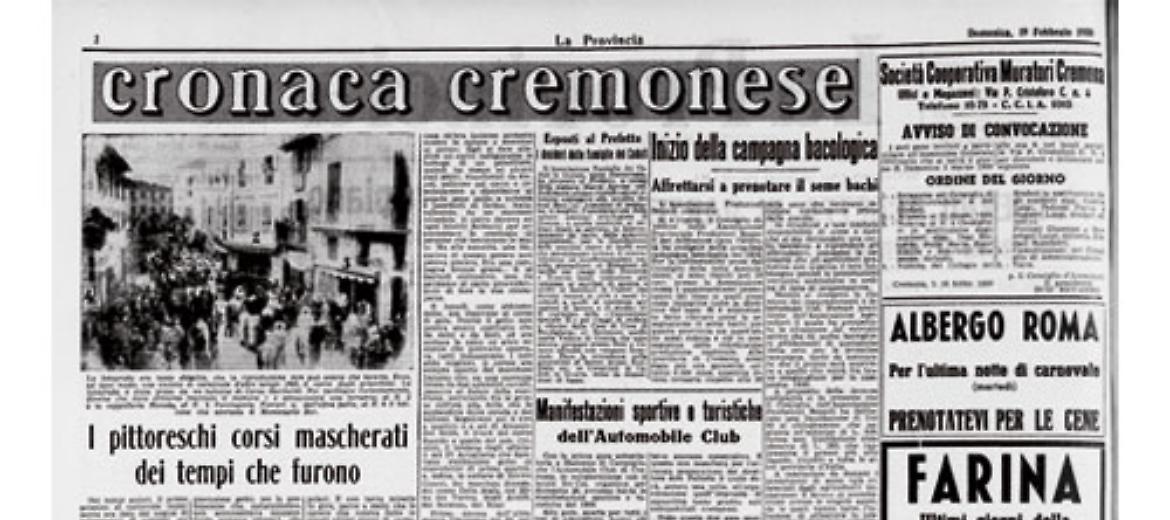 I pittoreschi corsi mascherati dei tempi che furono