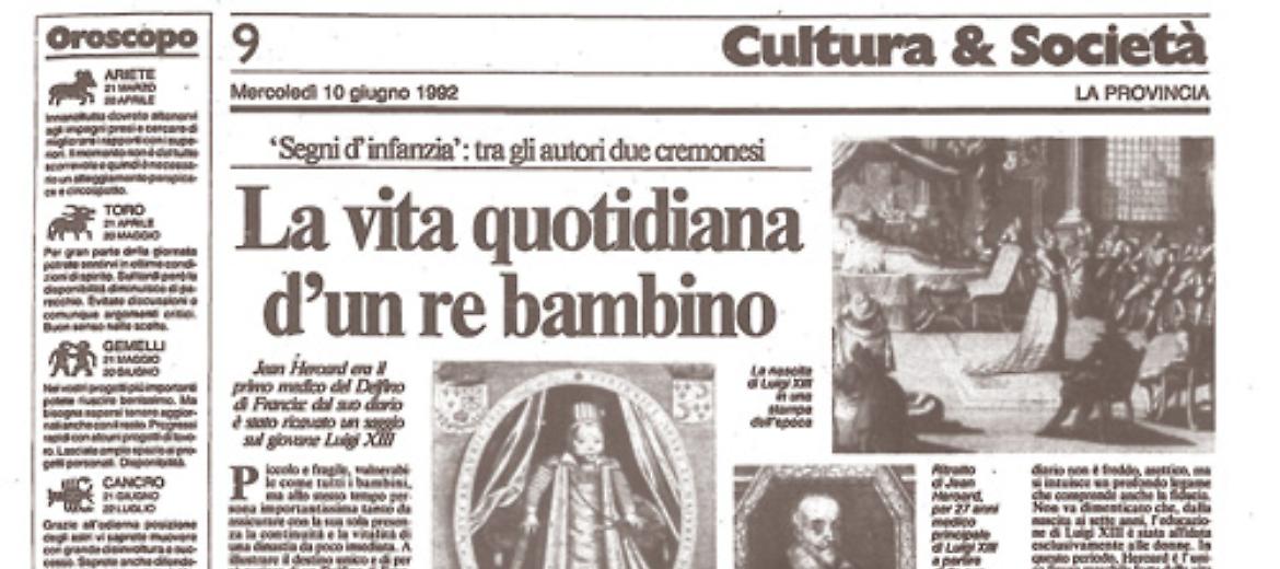 Due cremonesi raccontano la quotidianità del Delfino di Francia