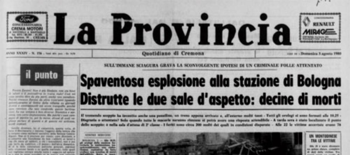 Spaventosa esplosione alla stazione di Bologna: 85 morti e 200 feriti