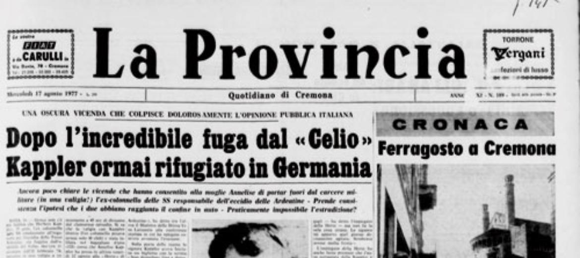 La rocambolesca fuga in una valigia di Herbert Kappler, ex colonnello delle SS