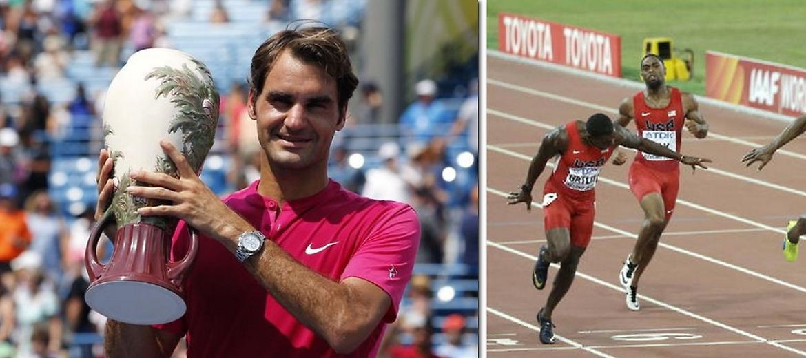 Bolt e Federer ancora vincenti ma già nella storia 