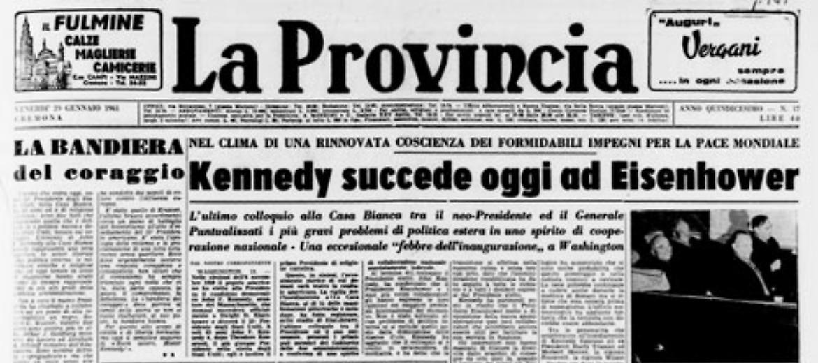 J. F. Kennedy è il 35° presidente degli Stati Uniti d'America