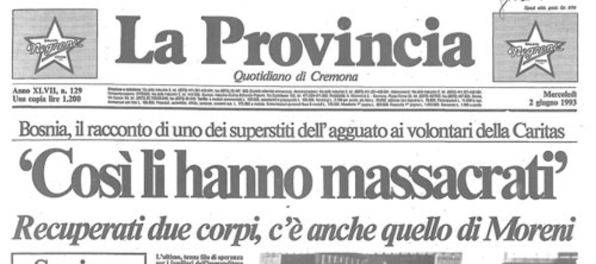 Recuperato il corpo di Fabio Moreni 