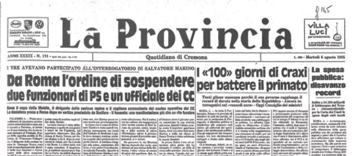 La "guerra dei 100 giorni" di Craxi