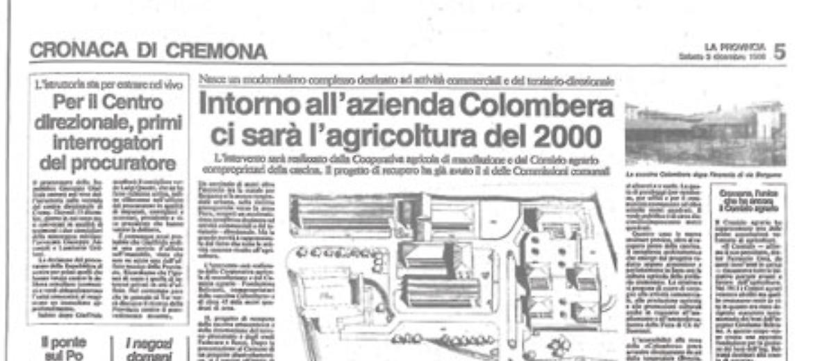 L'agricoltura del 2000 - Cremona l'unica che ha ancora il Comizio Agrario - Nasce un Centro Internazionale della Storiografia della Liuteria