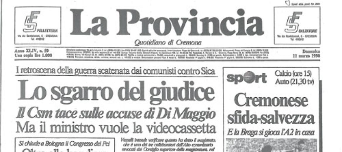 * retroscena della guerra scatenata dai comunisti contro Sica - * Si chiude a Bologna il Congresso del Pci - * Urss un nuovo destino
