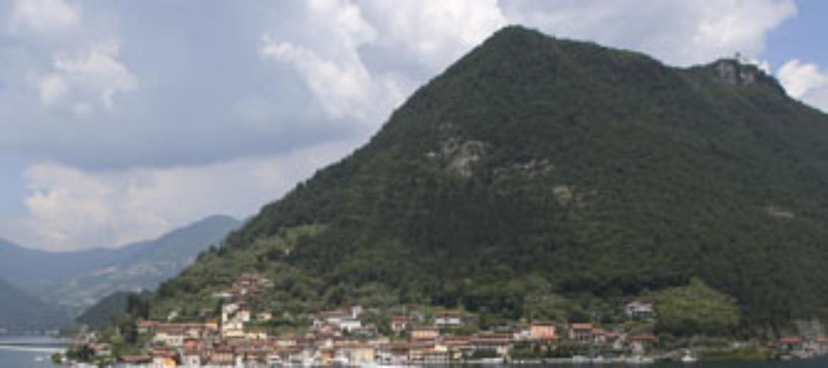 Ellen Hidding ed Edoardo Raspelli a Monte Isola sul lago di Iseo