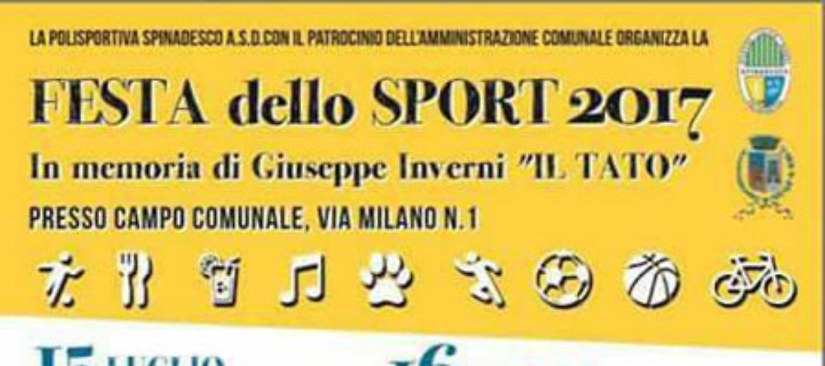 Festa dello Sport 2017 - In ricordo di Giuseppe Inverni "Tato"