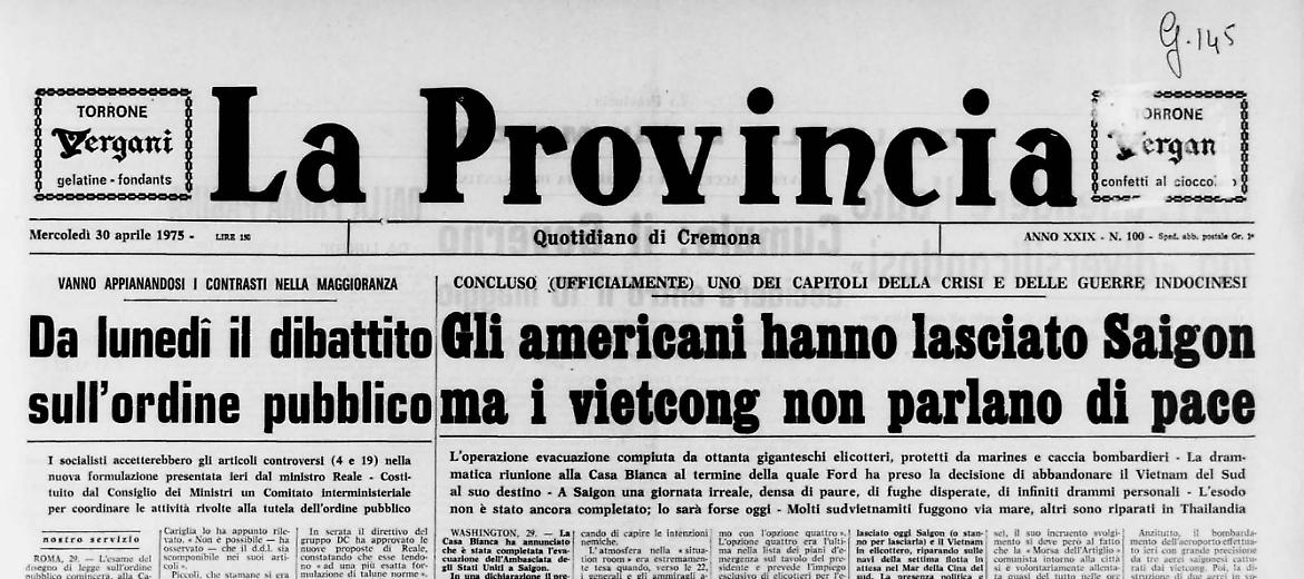 Gli americani lasciano Saigon