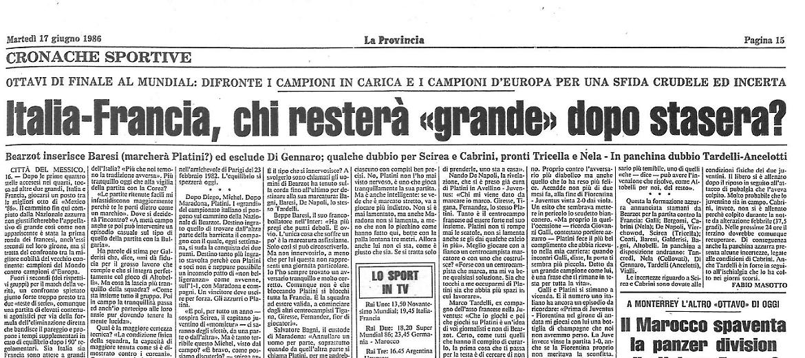 Italia-Francia, chi resterà «grande» dopo stasera?