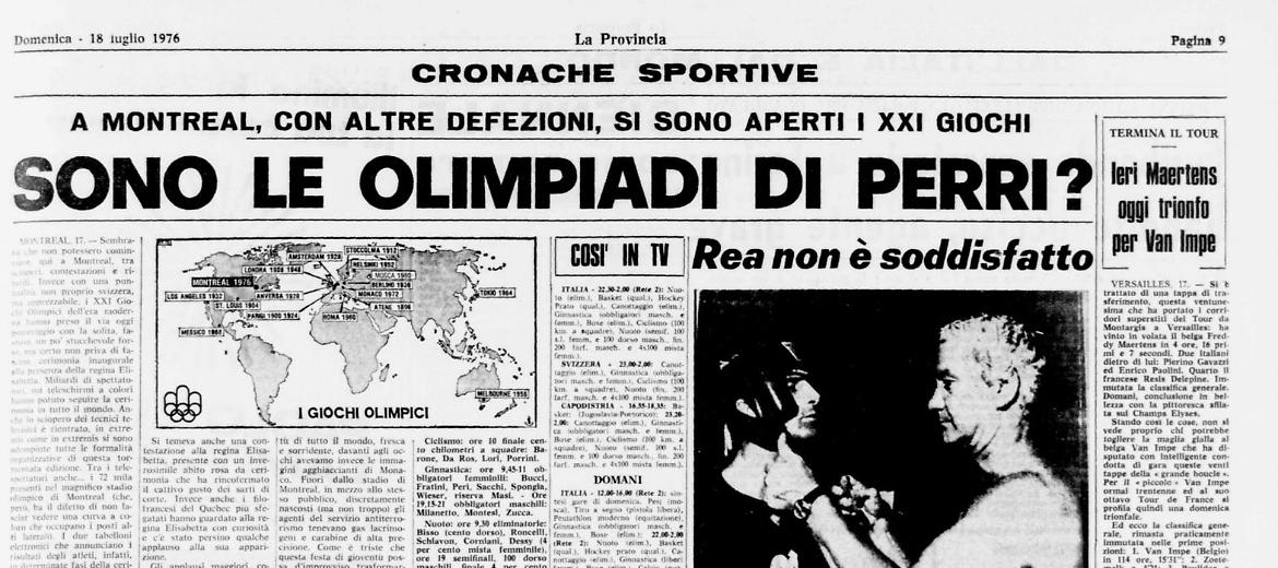 Sono le Olimpiadi di Perri?