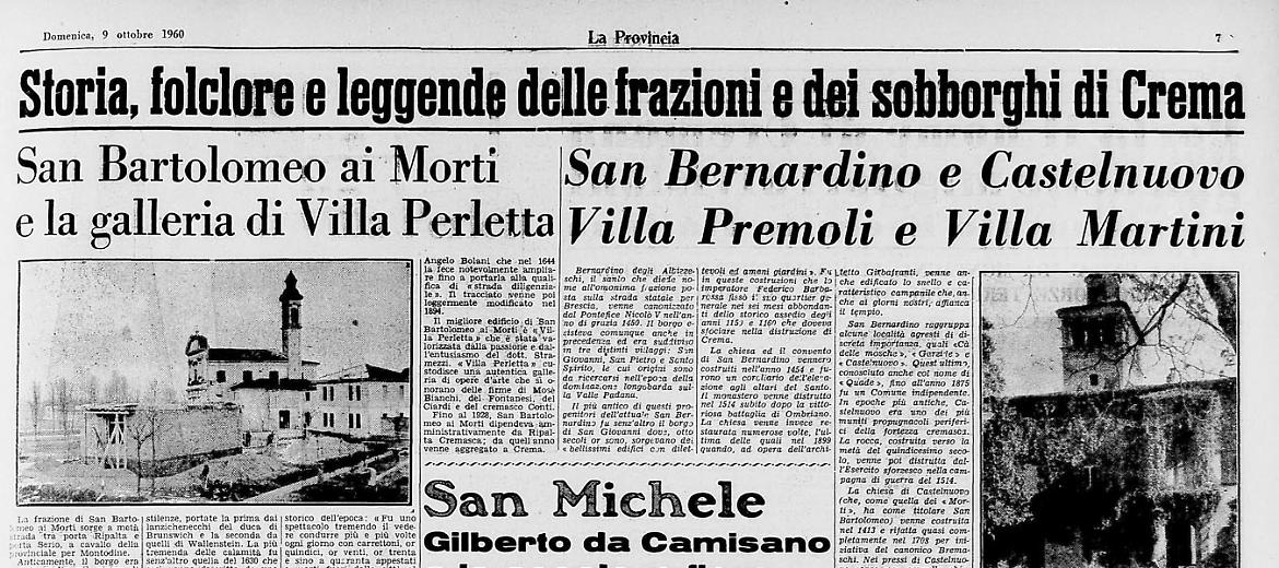 Frazioni e sobborghi di Crema 
