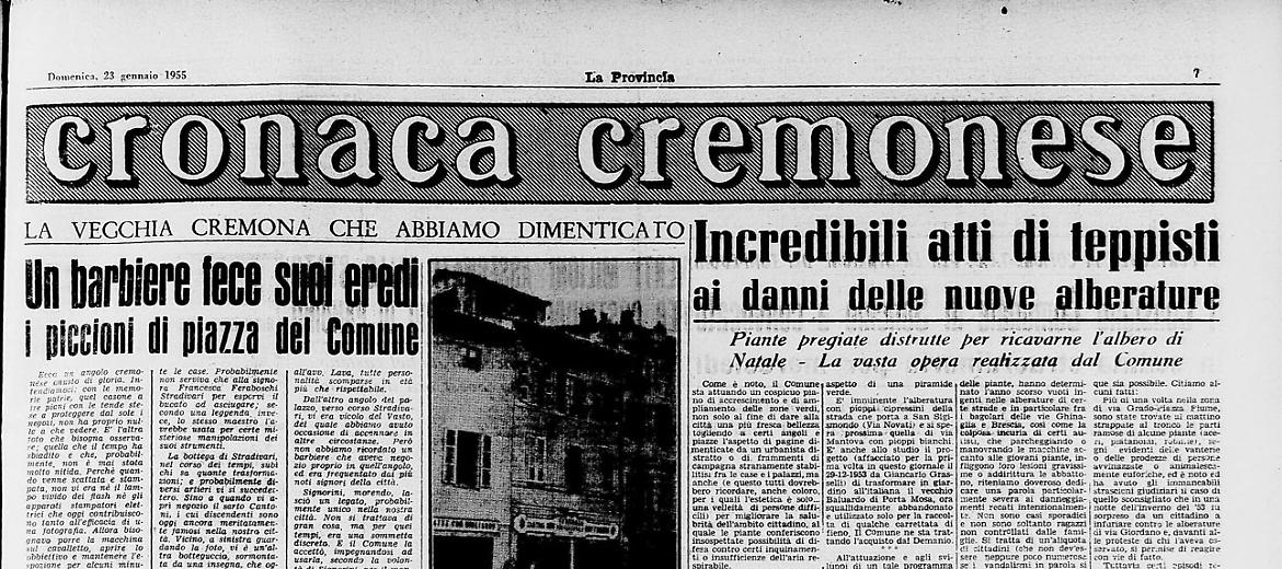 Un barbiere fece suoi eredi i piccioni di piazza del Comune