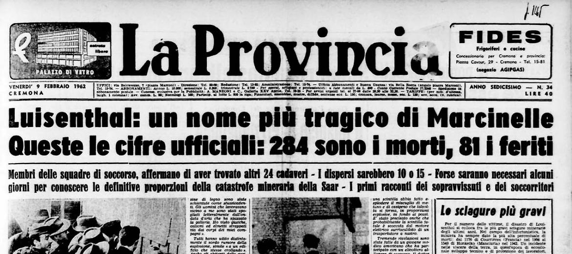 Luisenthal: un nome più tragico di Marcinelle