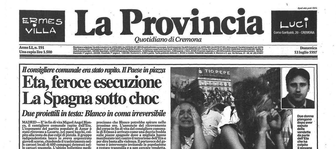 Eta, feroce esecuzione. La Spagna sotto chocPacini, ombra su Di Pietro 