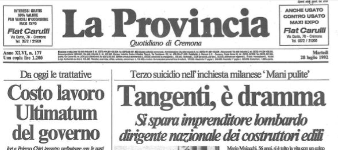 Tangenti, è dramma: si spara imprenditore lombardoLa mafia uccide a Catania