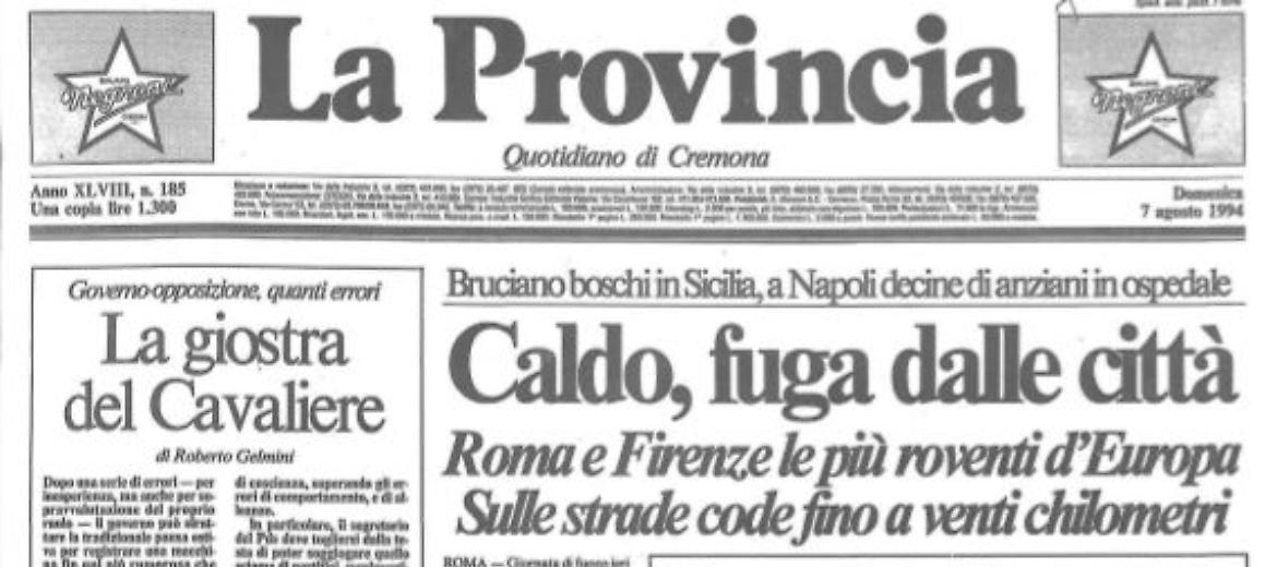 Addio 'Mister volare' 