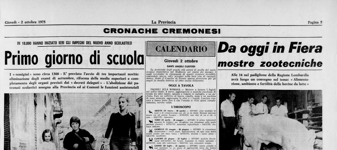 Primo giorno di scuola