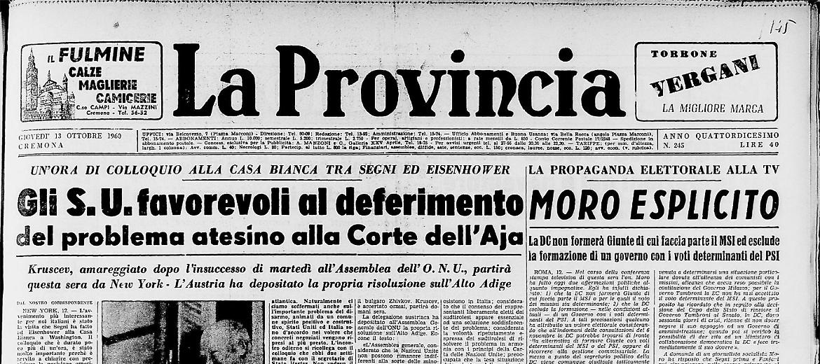 Kruscev picchia la sua scarpa sul tavolo all'assemblea generale delle Nazioni Unite