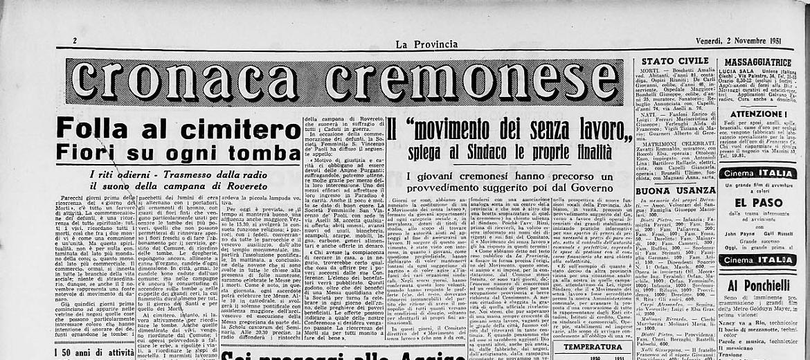 Folla al cimitero