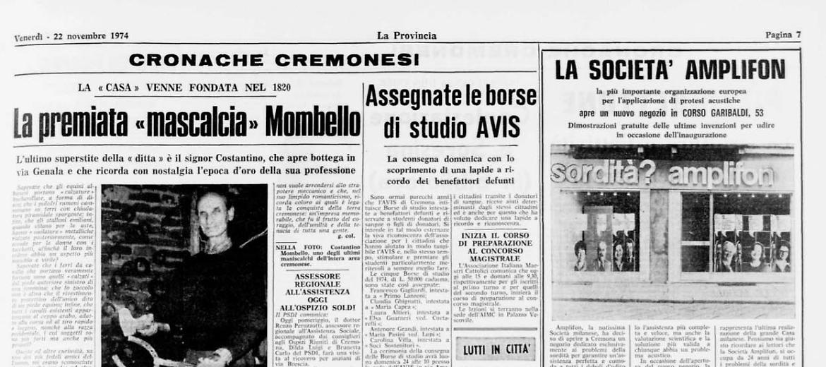 La premiata «mascalcia» Mombello