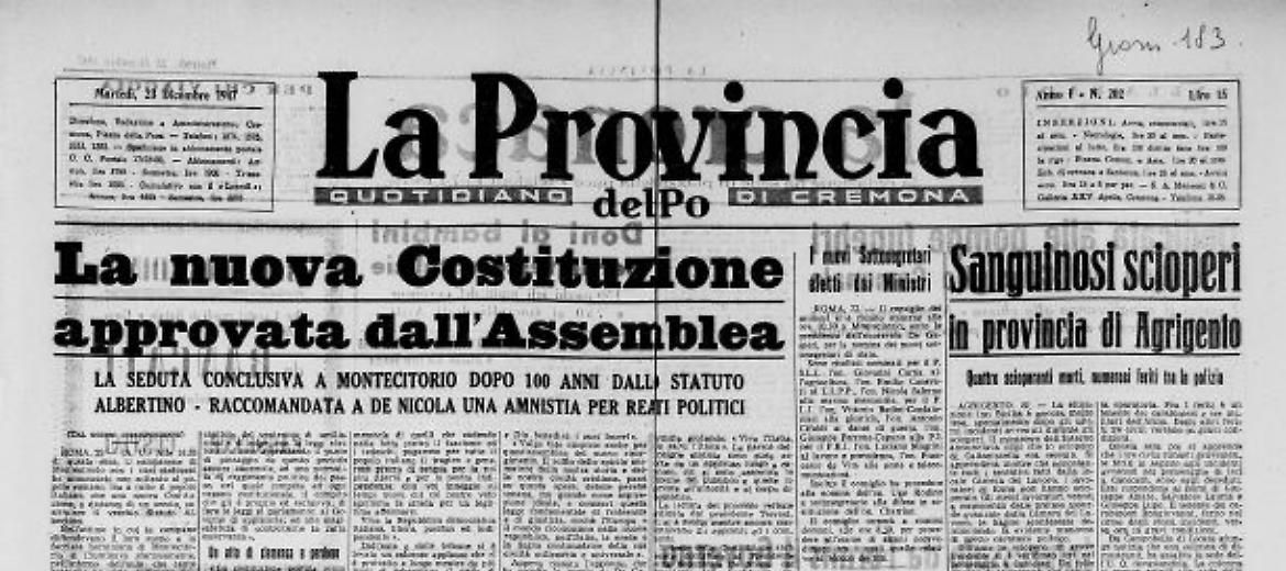 La nuova Costituzione approvata dall'Assemblea