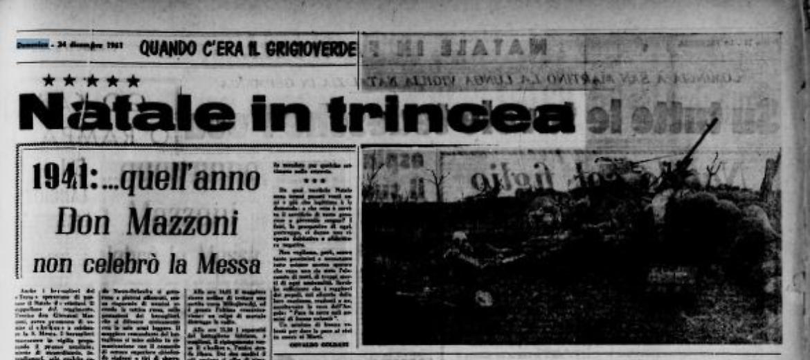 Natale in trincea