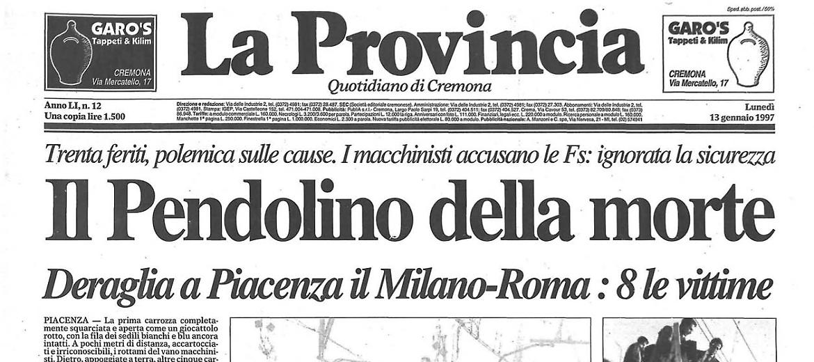 Il Pendolino della morte