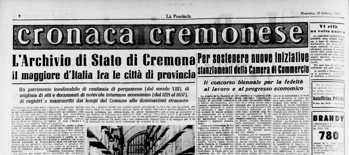 L'Archivio di Stato di Cremona 