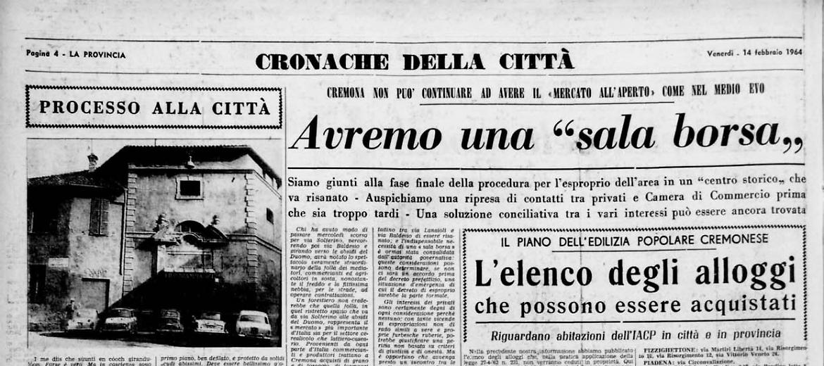 Avremo una "sala borsa,,