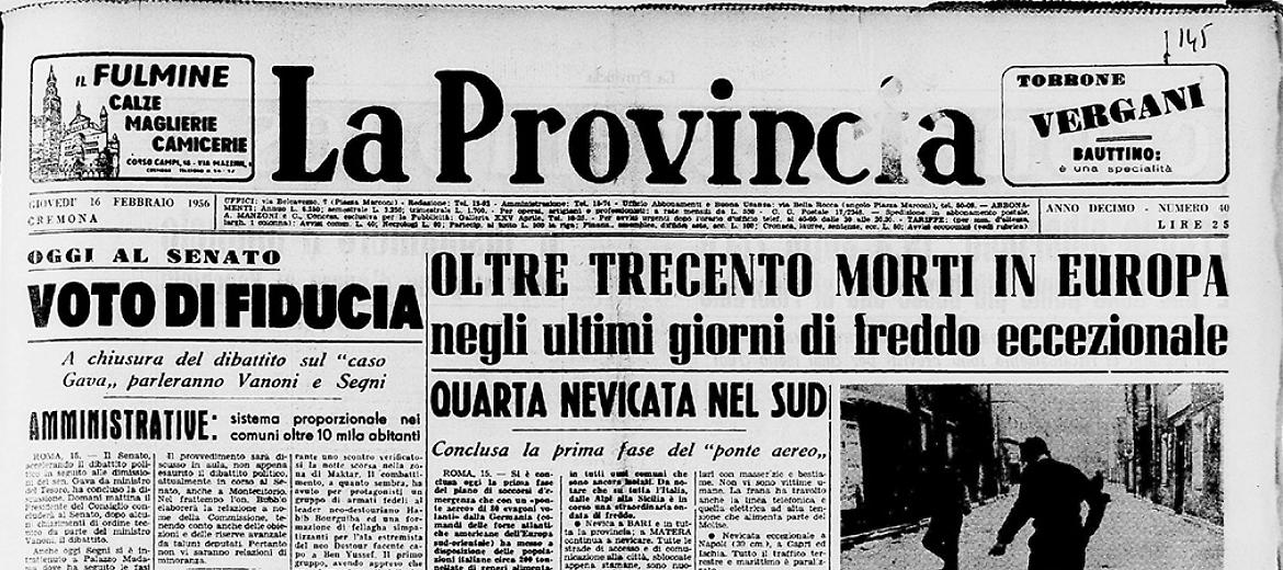 Oltre trecento morti in Europa negli ultimi giorni di freddo eccezionale