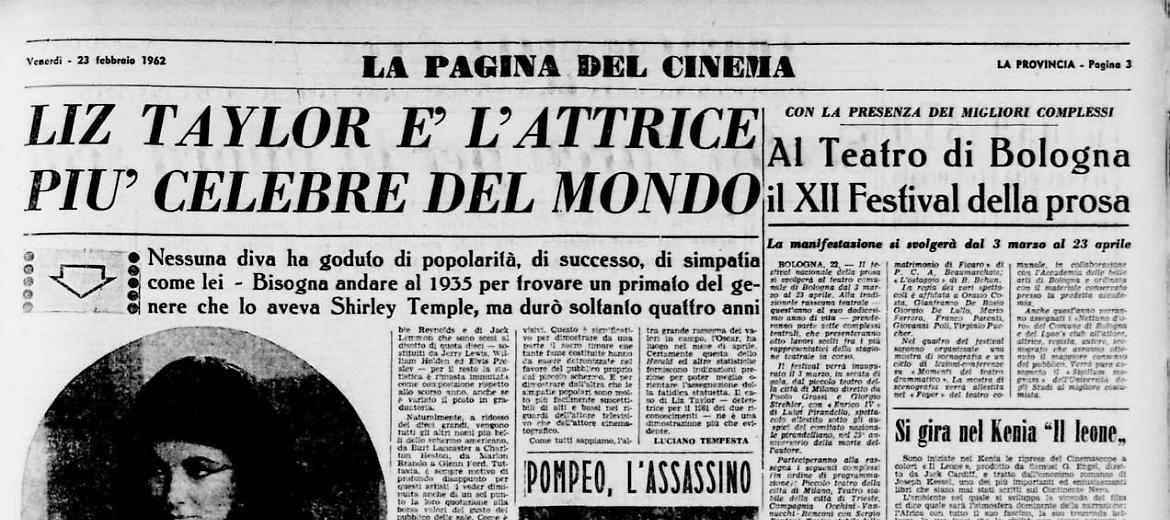 Liz Taylor è l'attrice più celebre del mondo