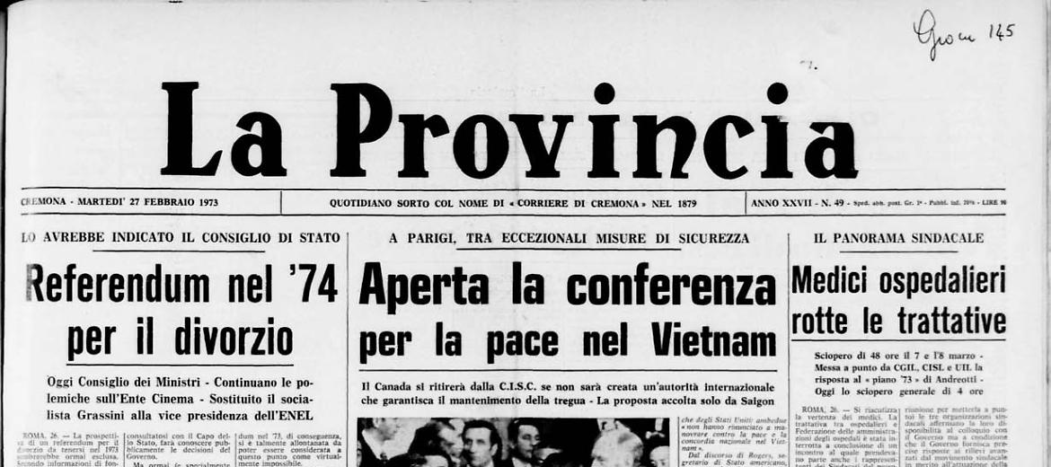 Aperta la conferenza per la pace nel Vietnam